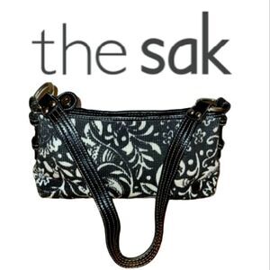NWOT The Sak Black and White Pochette Shoulder Bag Purse